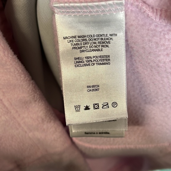 Columbia Fleece Pink Breast Cancer Awareness zip up in women's size S. - Picture 10 of 12